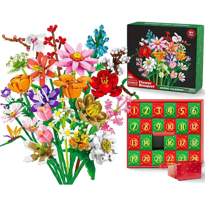 Brickmas Blooms™ – Flower Bouquet Advent Calendar