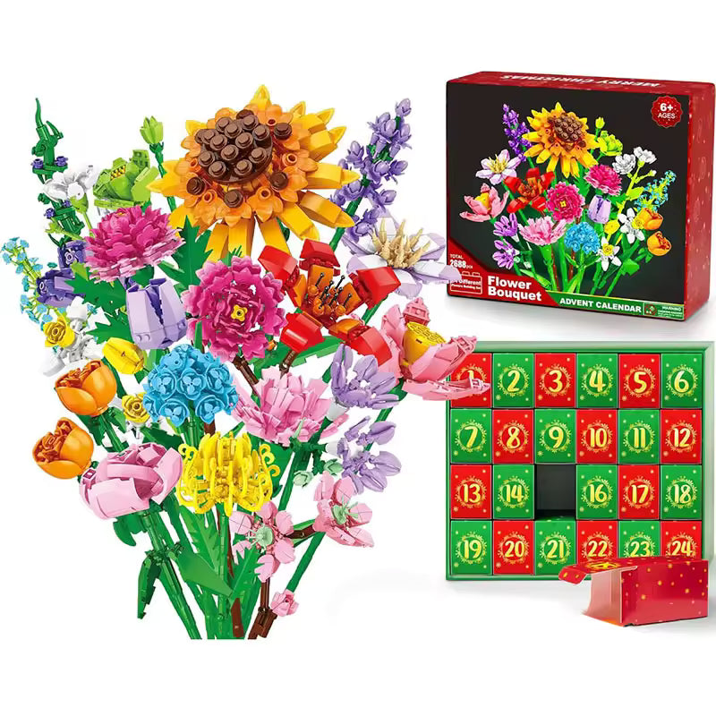 Brickmas Blooms™ – Flower Bouquet Advent Calendar